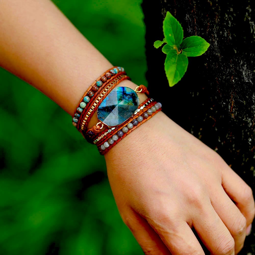 Cape Diablo, spiritual wrap around Bracelet